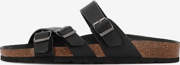 Mule Kazar en noir : devant