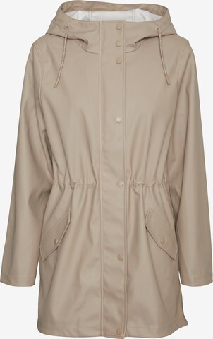 VERO MODA Weatherproof jacket in Beige: front