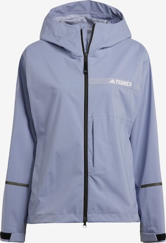 ADIDAS TERREX Outdoor Jacket in Purple: front