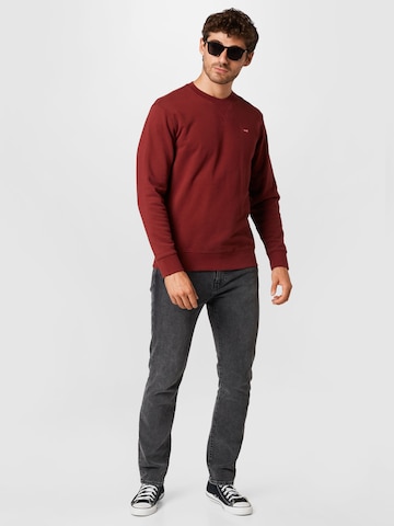 LEVI'S ® Regular Fit Sweatshirt 'Original Housemark' i rød