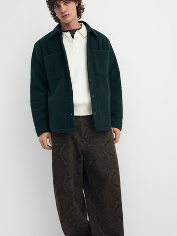 Veste mi-saison Pull&Bear en vert : devant