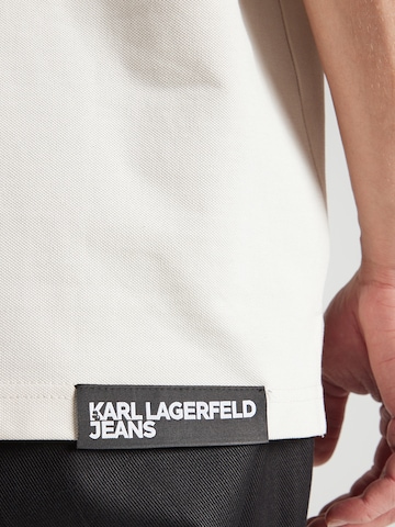 KARL LAGERFELD JEANS Poloshirt in Beige