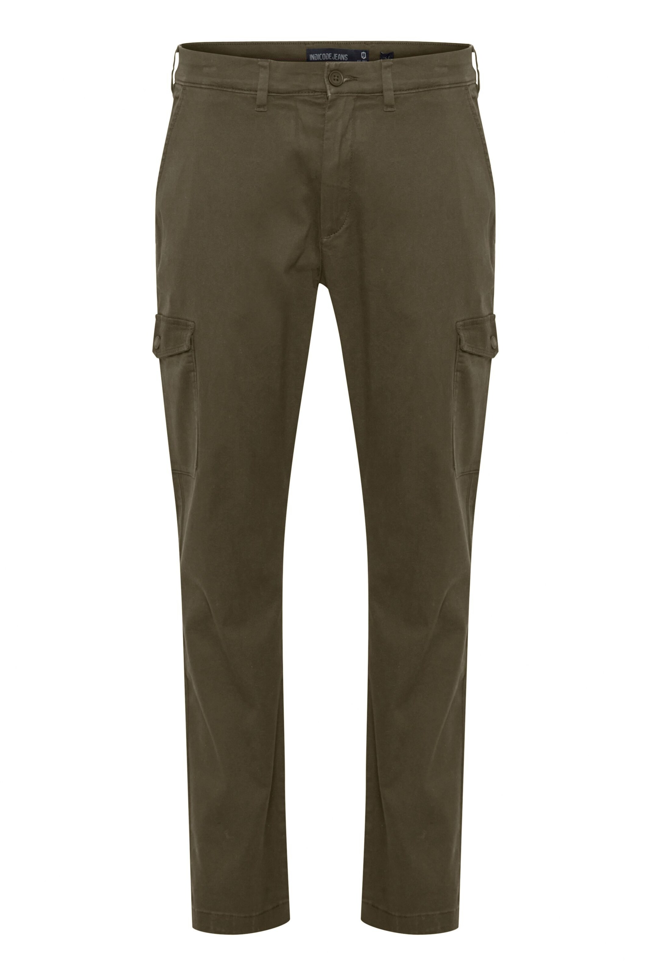 INDICODE JEANS Cargohose 'Beef ' in Braun: Vorderseite