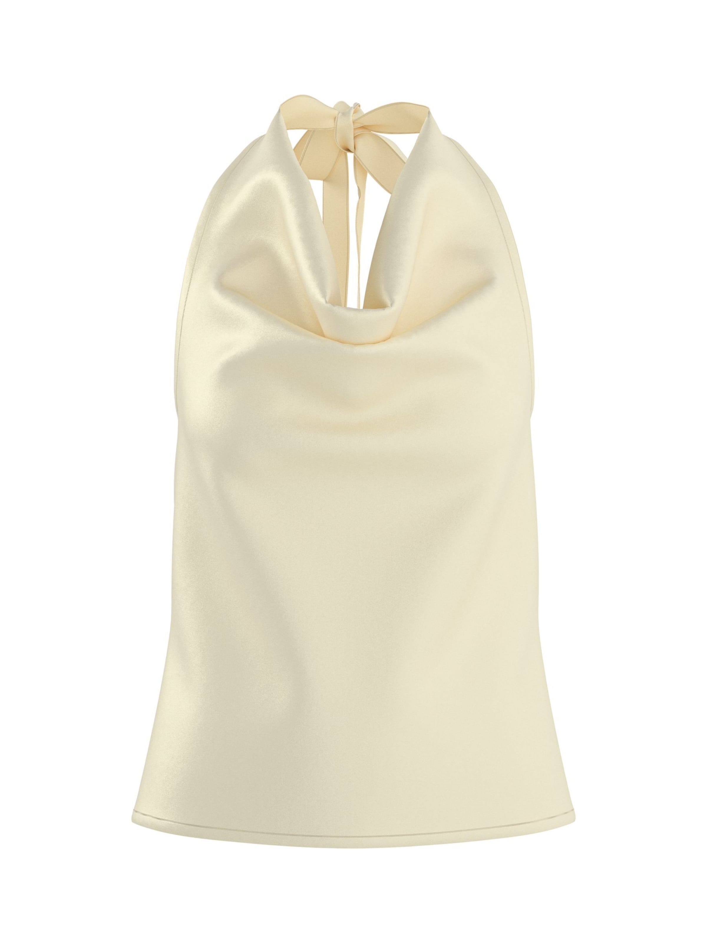 HYPEDROP Top 'HDLEAH' in Beige: front