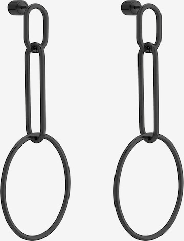 Boucles d'oreilles Liebeskind Berlin en noir : devant