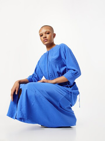 Soft Rebels Košeľové šaty 'SRDonna' - Modrá
