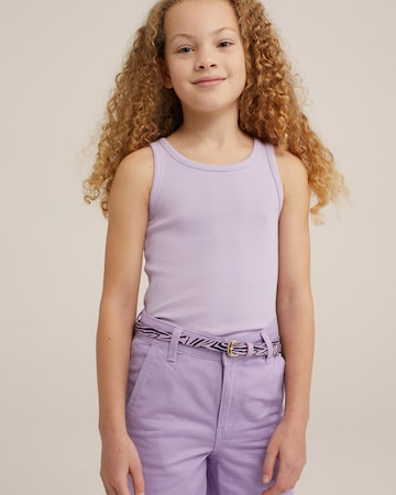 WE Fashion Top in Purple: front