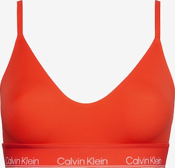 Calvin Klein Underwear Triangle Bra in Orange