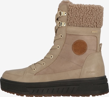 Stivaletto stringato 'Ilana' di ROMIKA in beige: frontale