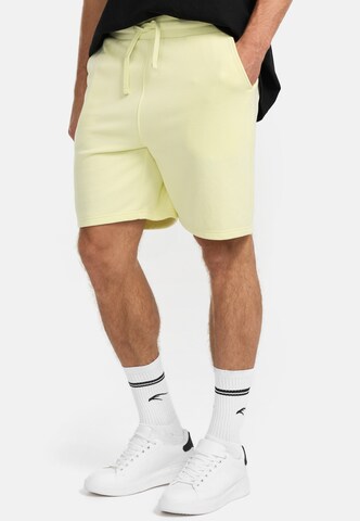 INDICODE JEANS Regular Broek in Geel