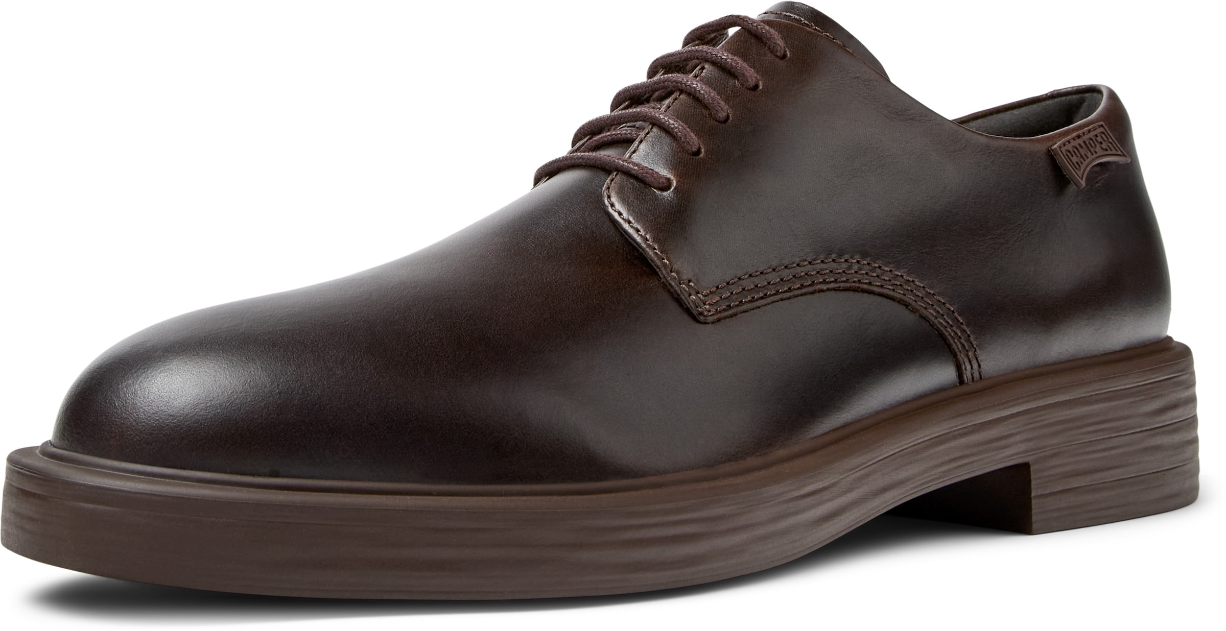 CAMPER Schnürschuh ' Dean ' in Braun: Vorderseite