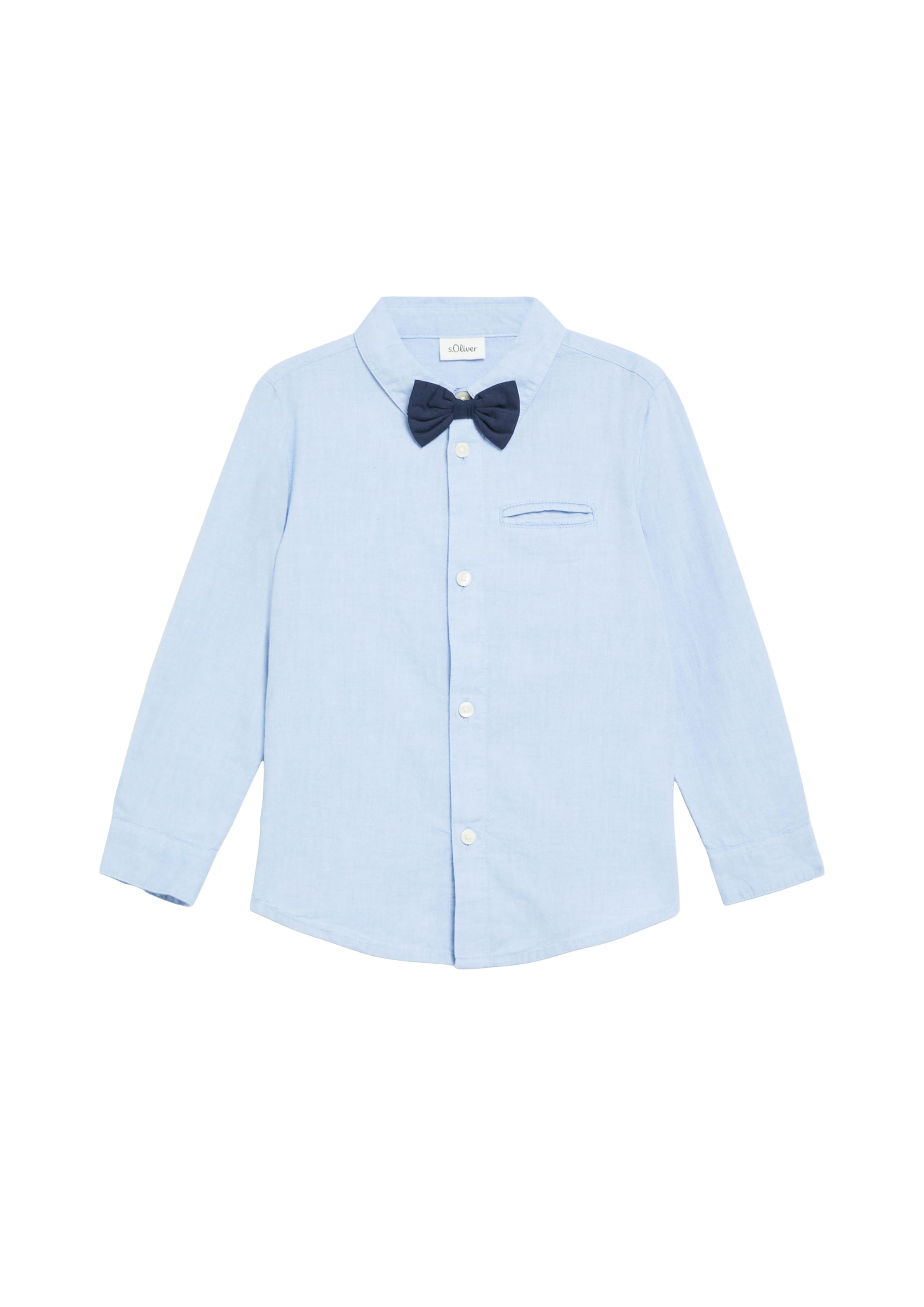 s.Oliver Regular fit Button up shirt in Blue: front