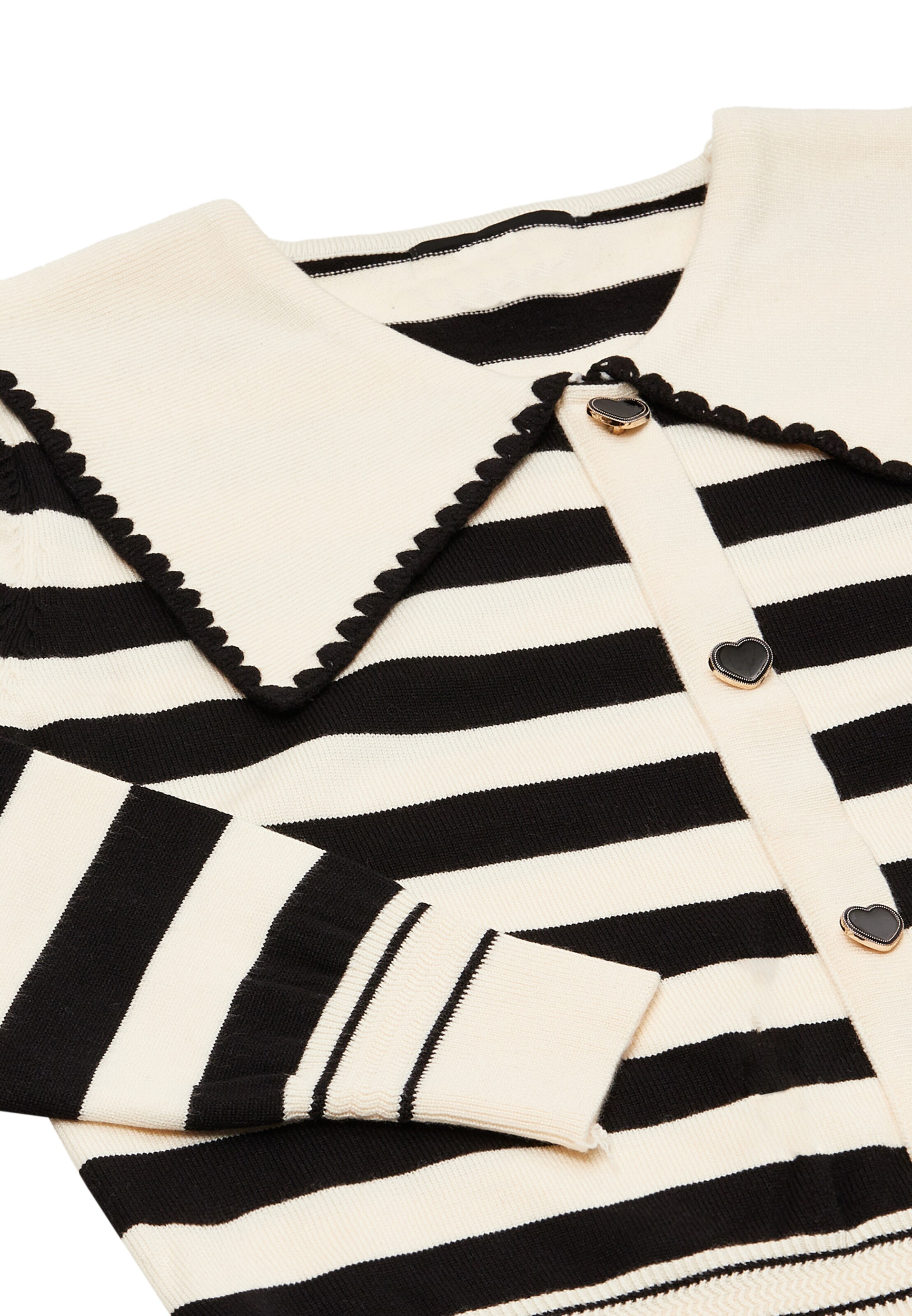 NAEMI - Casaco de malha em branco