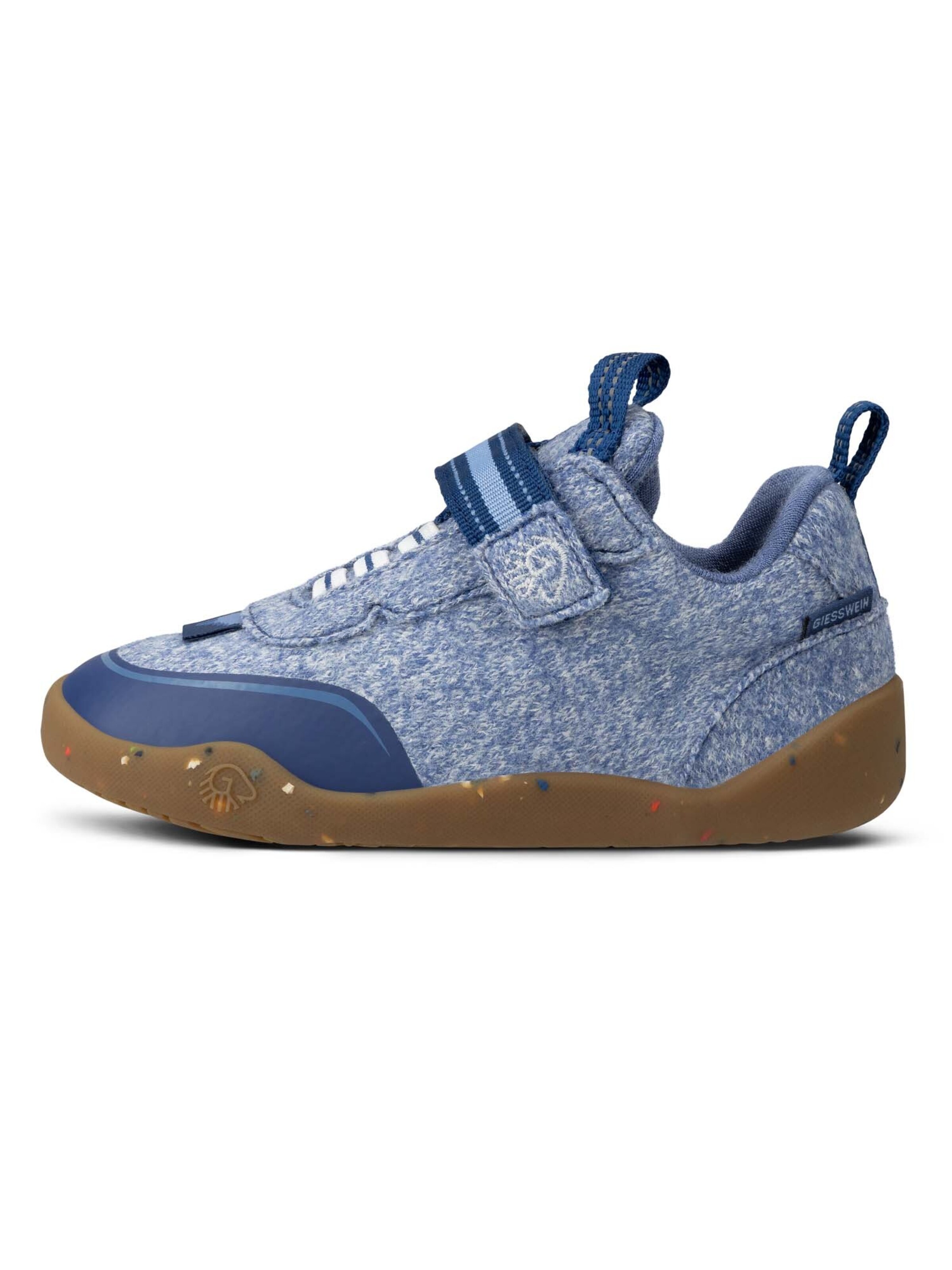 Baskets 'Wooly Steps' GIESSWEIN en bleu : devant
