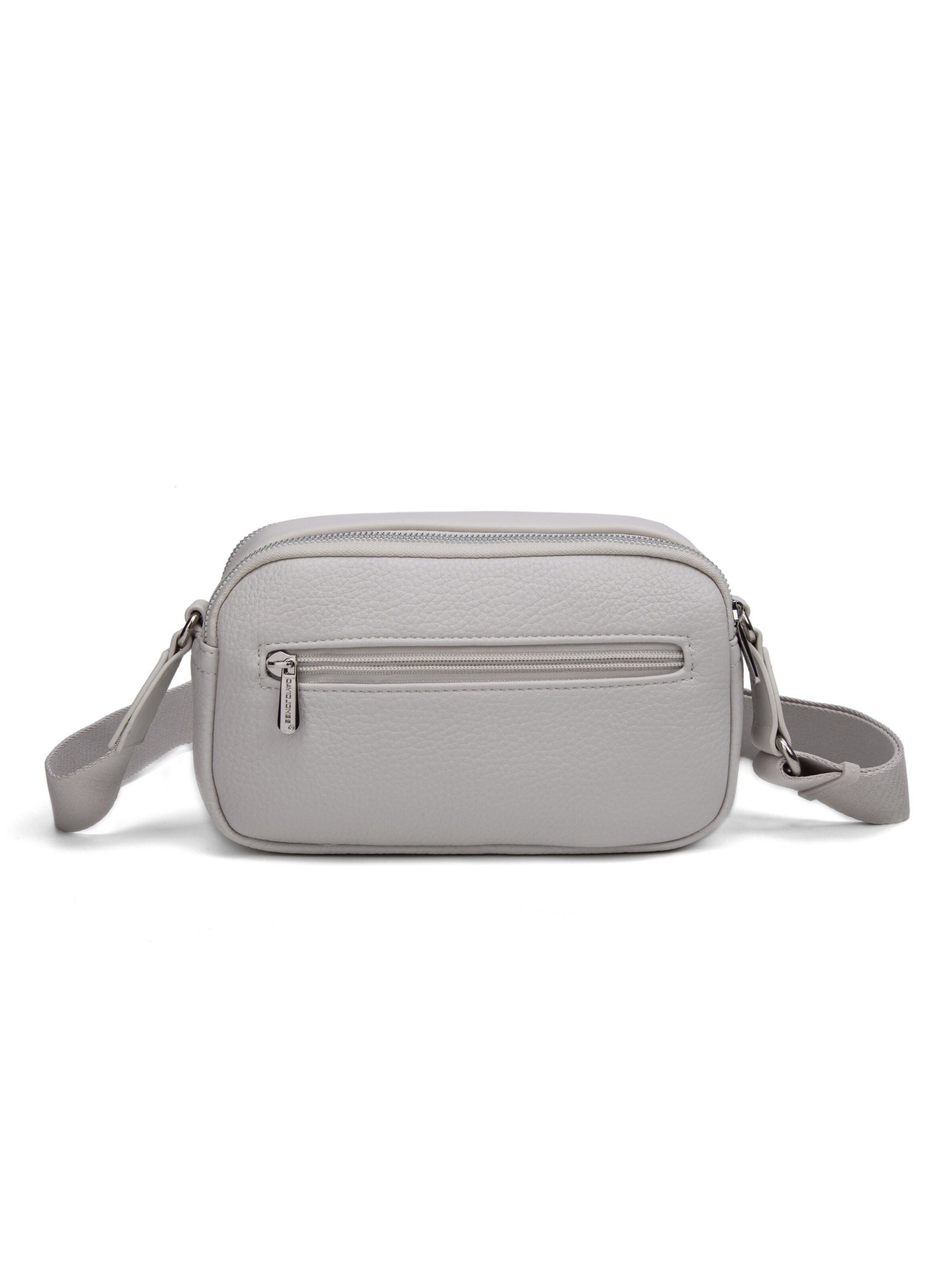 Borsa a tracolla 'Borsa a Tracolla David Jones Texture Grana Fine Doppio Scomparto' di David Jones in beige: frontale