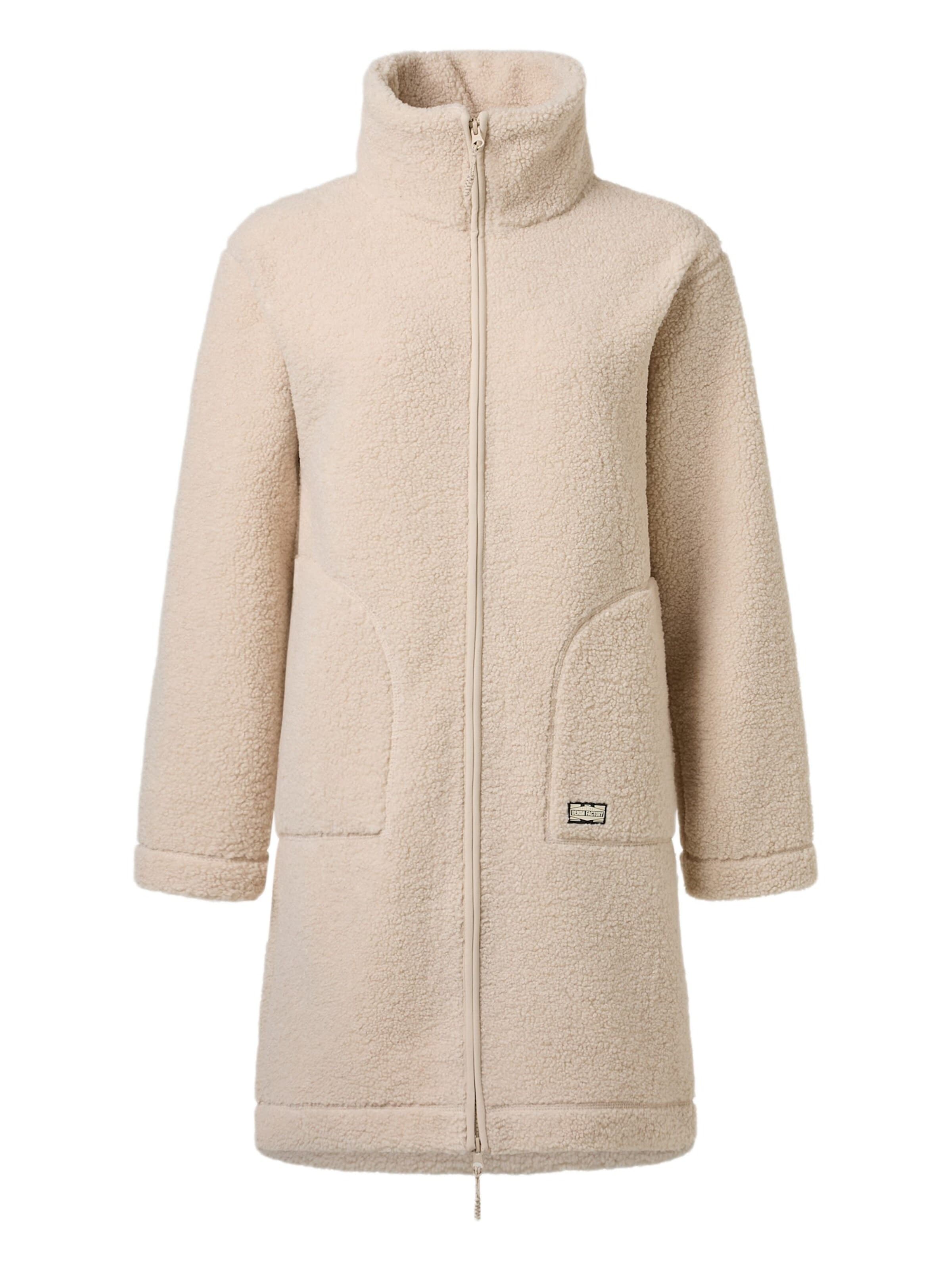 Manteau mi-saison 'Denver' Denim Factory en blanc : devant