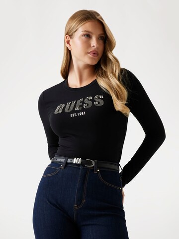 GUESS Shirt in Schwarz: Vorderseite