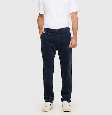 MAC Slimfit Hose in Blau: Vorderseite