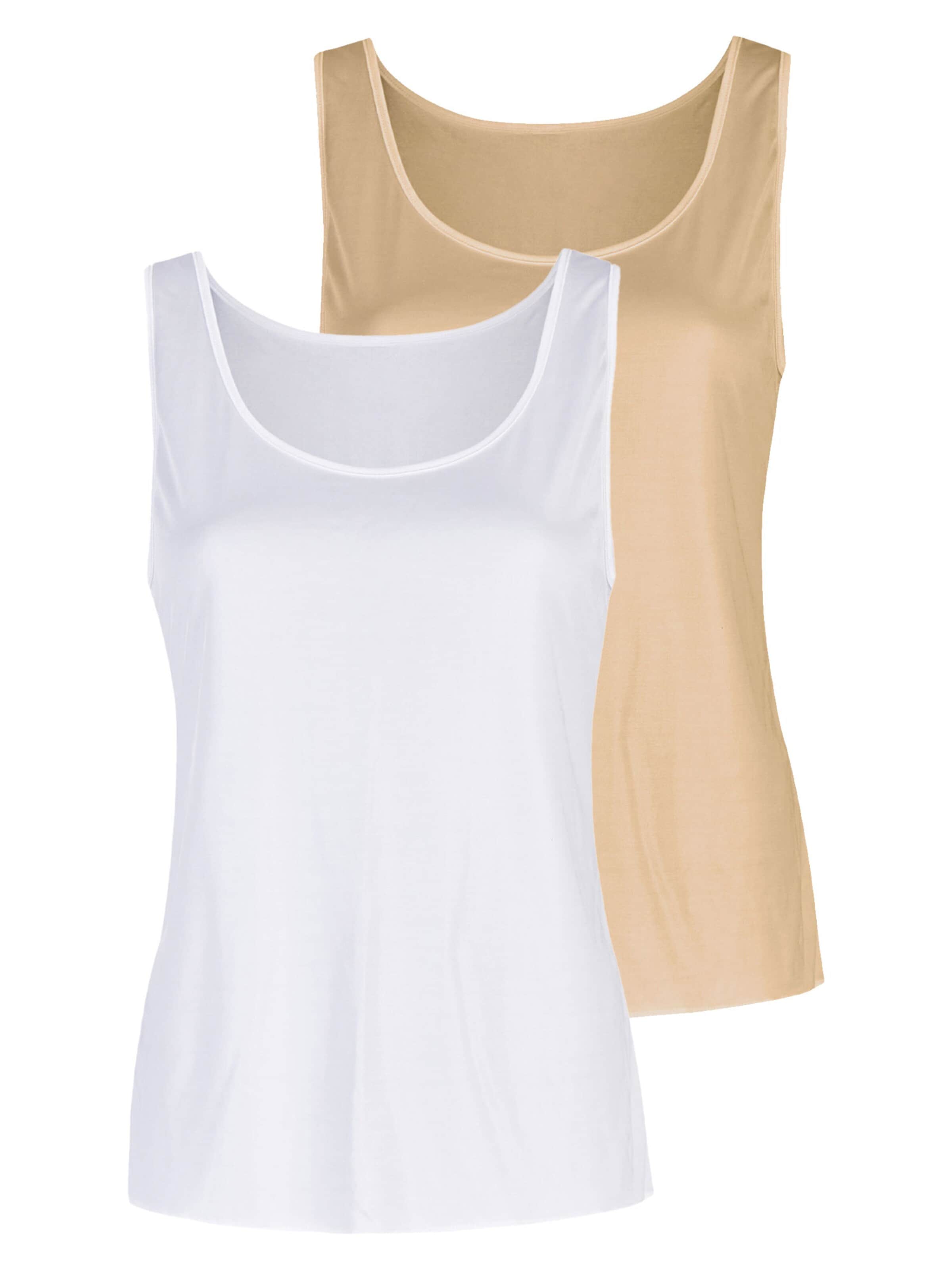 Nina von C. Undershirt 'Elegance' in Yellow: front