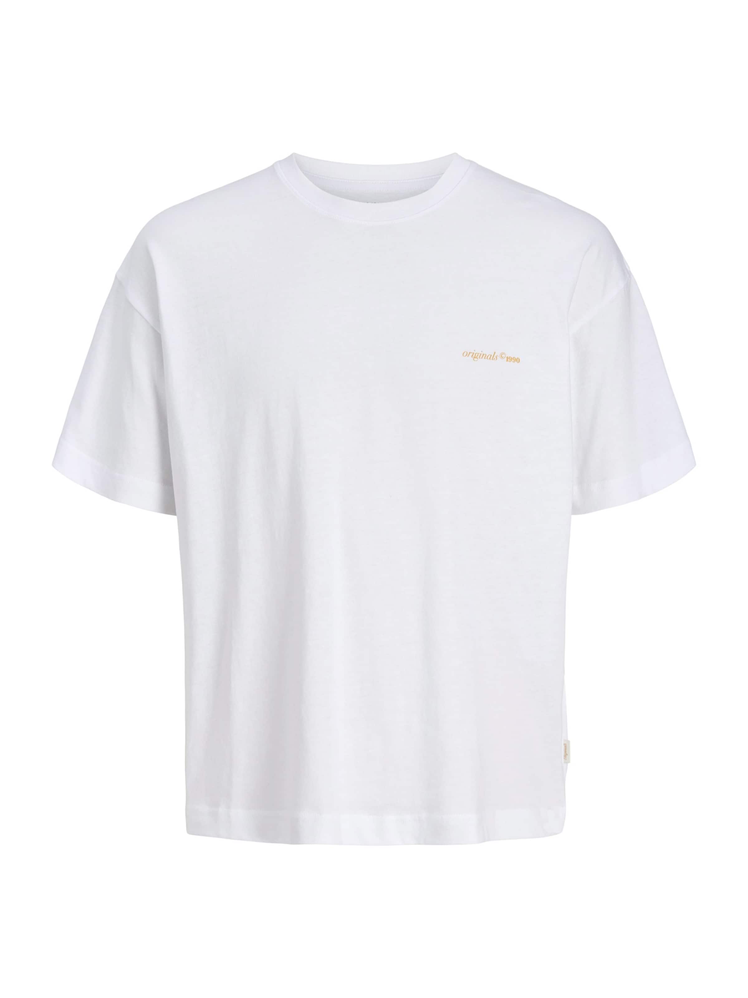 Jack & Jones Junior - Camiseta 'JORMONTAUK' en blanco: frente