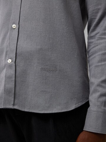 J.Lindeberg Slim fit Button Up Shirt in Grey
