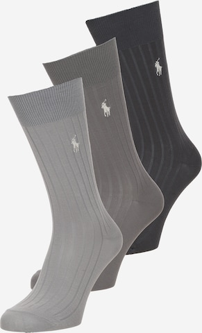 Chaussettes 'EGYPTIAN' Polo Ralph Lauren en gris : devant