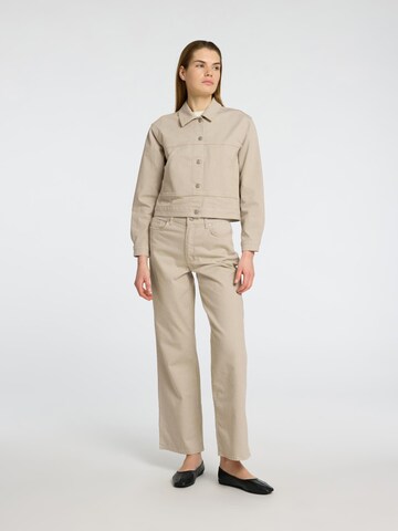 Wide Leg Jean SELECTED FEMME en beige