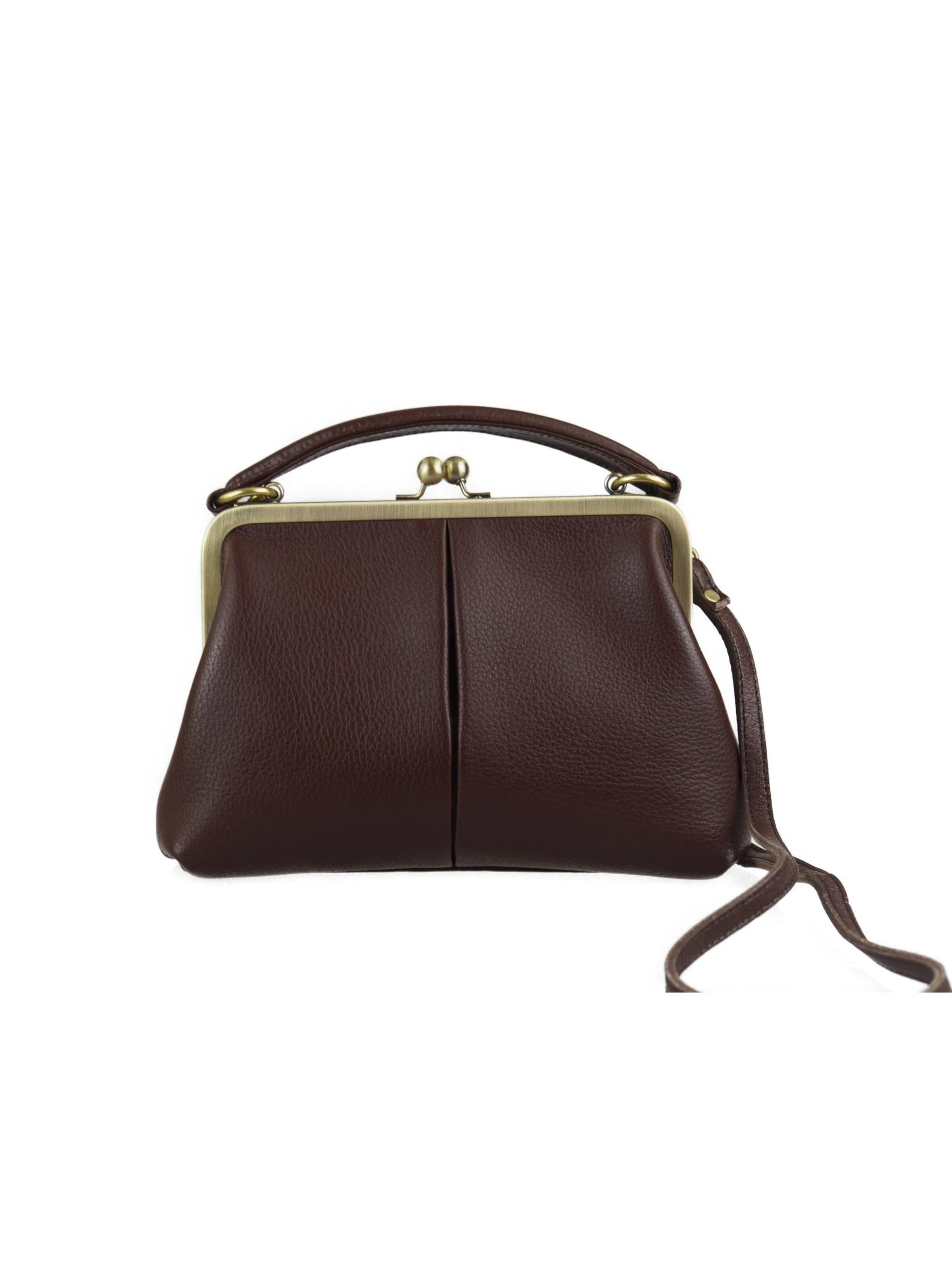 Sacs à main 'Kleine Olive – Leder Handtasche & Umhängetasche' Taschenkinder en marron