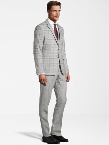 Coupe slim Costume Steffen Klein en gris