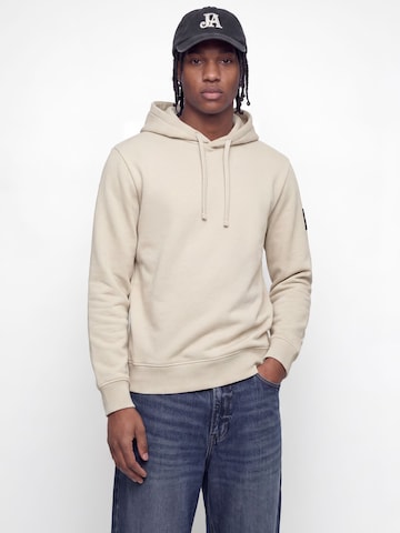 JACK & JONES - Sudadera 'JJCleveland' en beige: frente