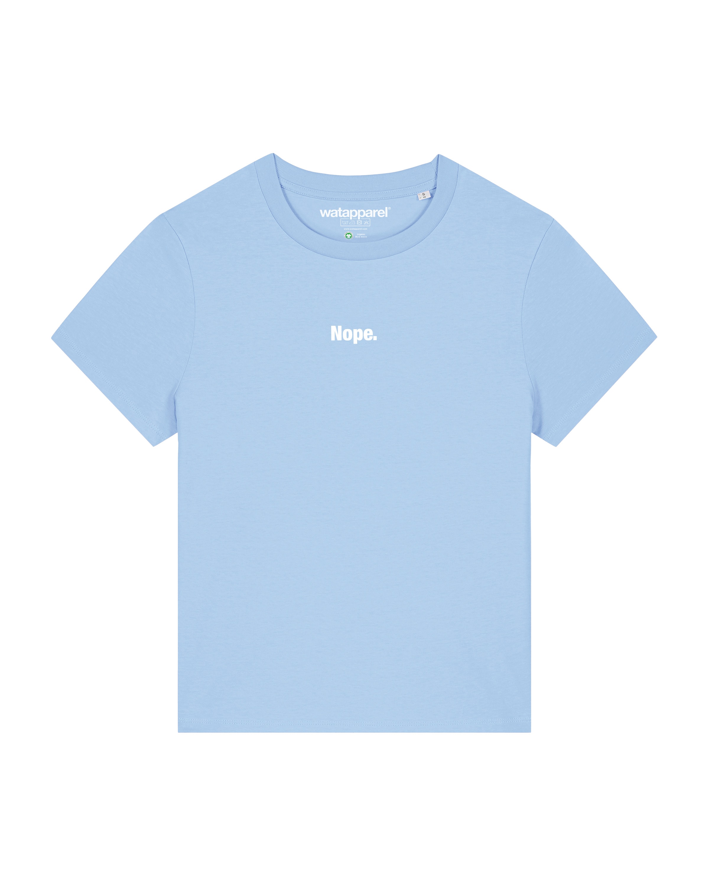 Maglietta ' Nope ' di Watapparel in blu: frontale