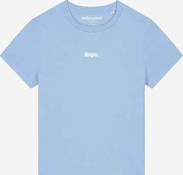 Maglietta ' Nope ' di Watapparel in blu: frontale