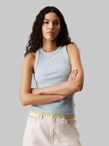 Calvin Klein Jeans Top in Blauw: voorkant