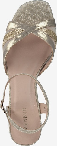 MENBUR Strap Sandals in Gold