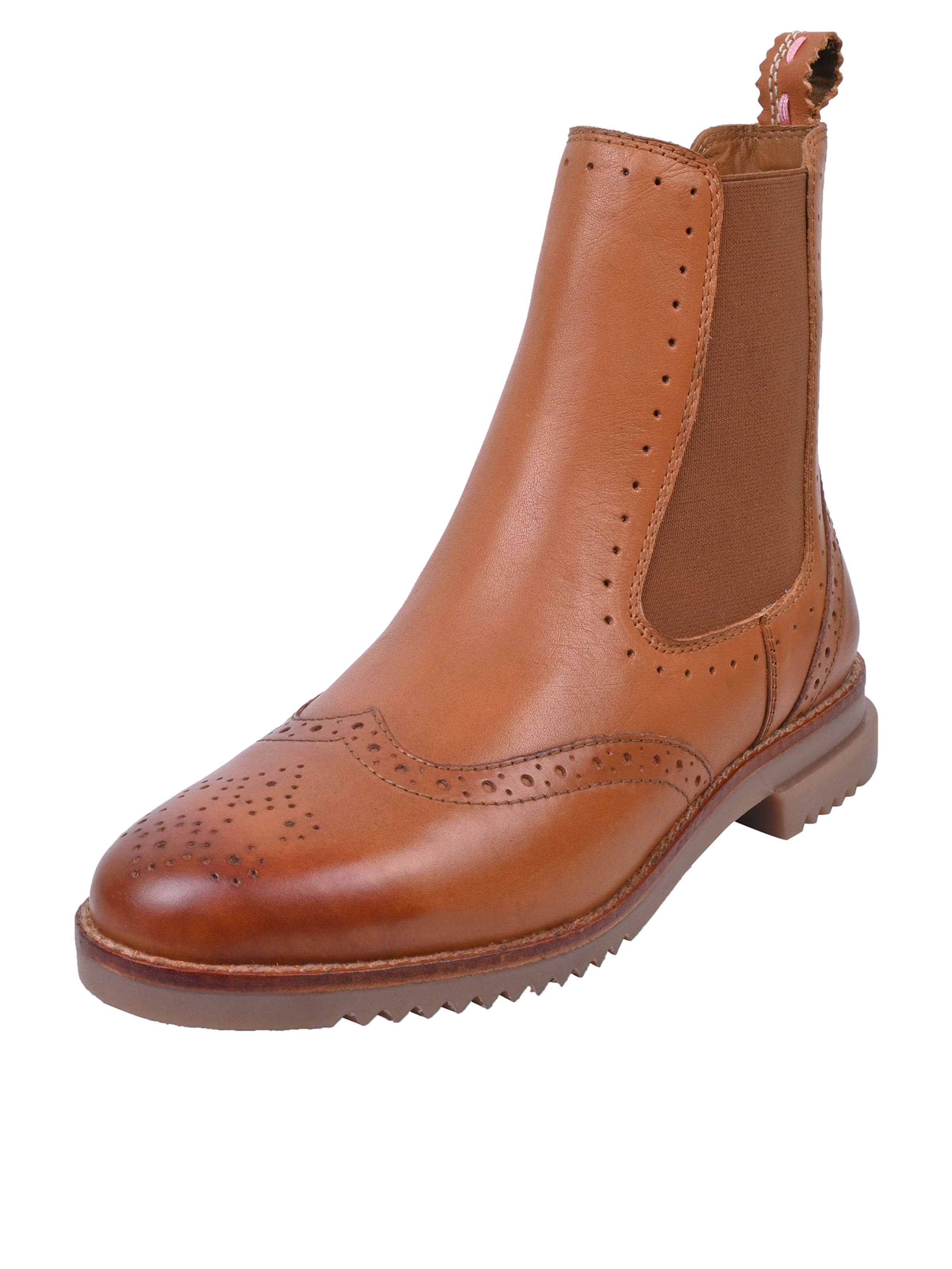 Crickit Chelsea boots ' UDINE ' in Bruin: voorkant