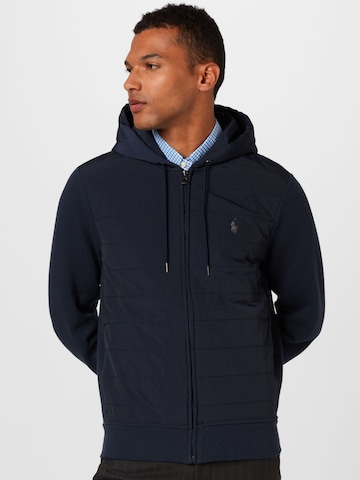 Polo Ralph Lauren Tussenjas in Blauw: voorkant