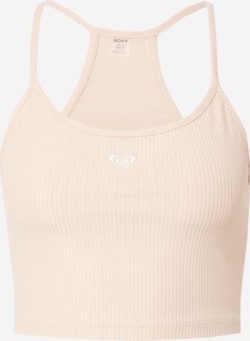 ROXY Sport top 'RISE & VIBE' - bézs: elől