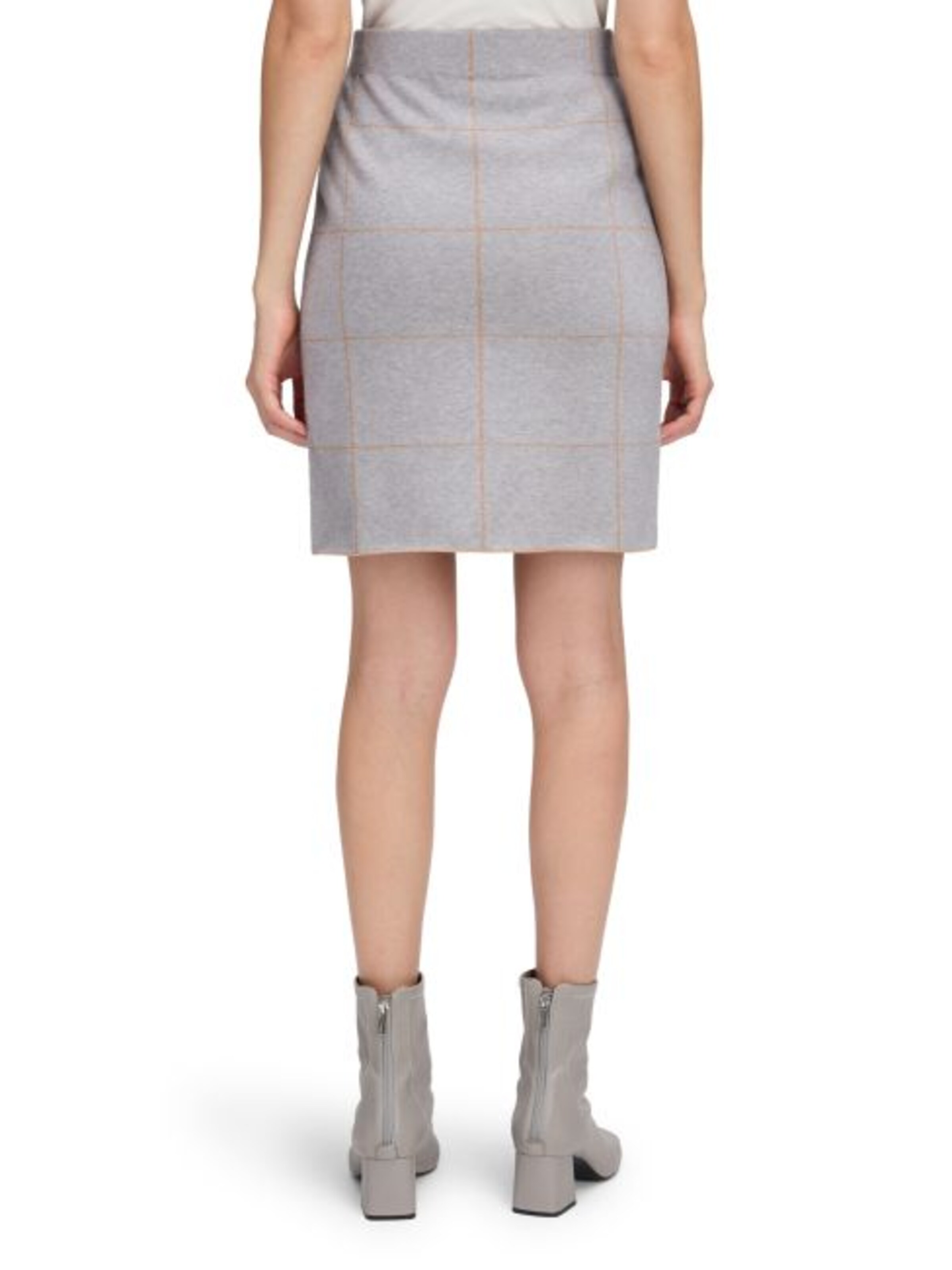 Betty Barclay Strickrock mit Jacquard in Grau