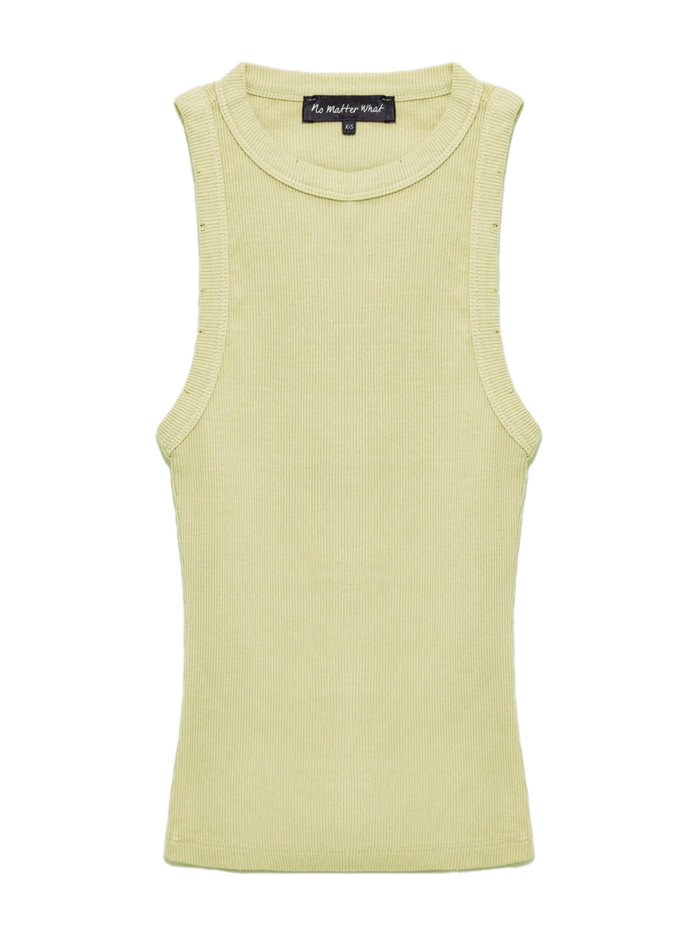 No Matter What Top in Geel: voorkant