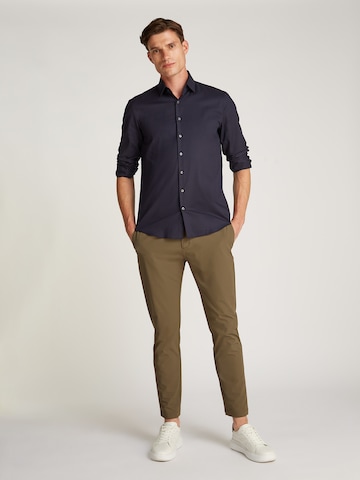 Calvin Klein Slim fit Koszula w kolorze niebieski: przód
