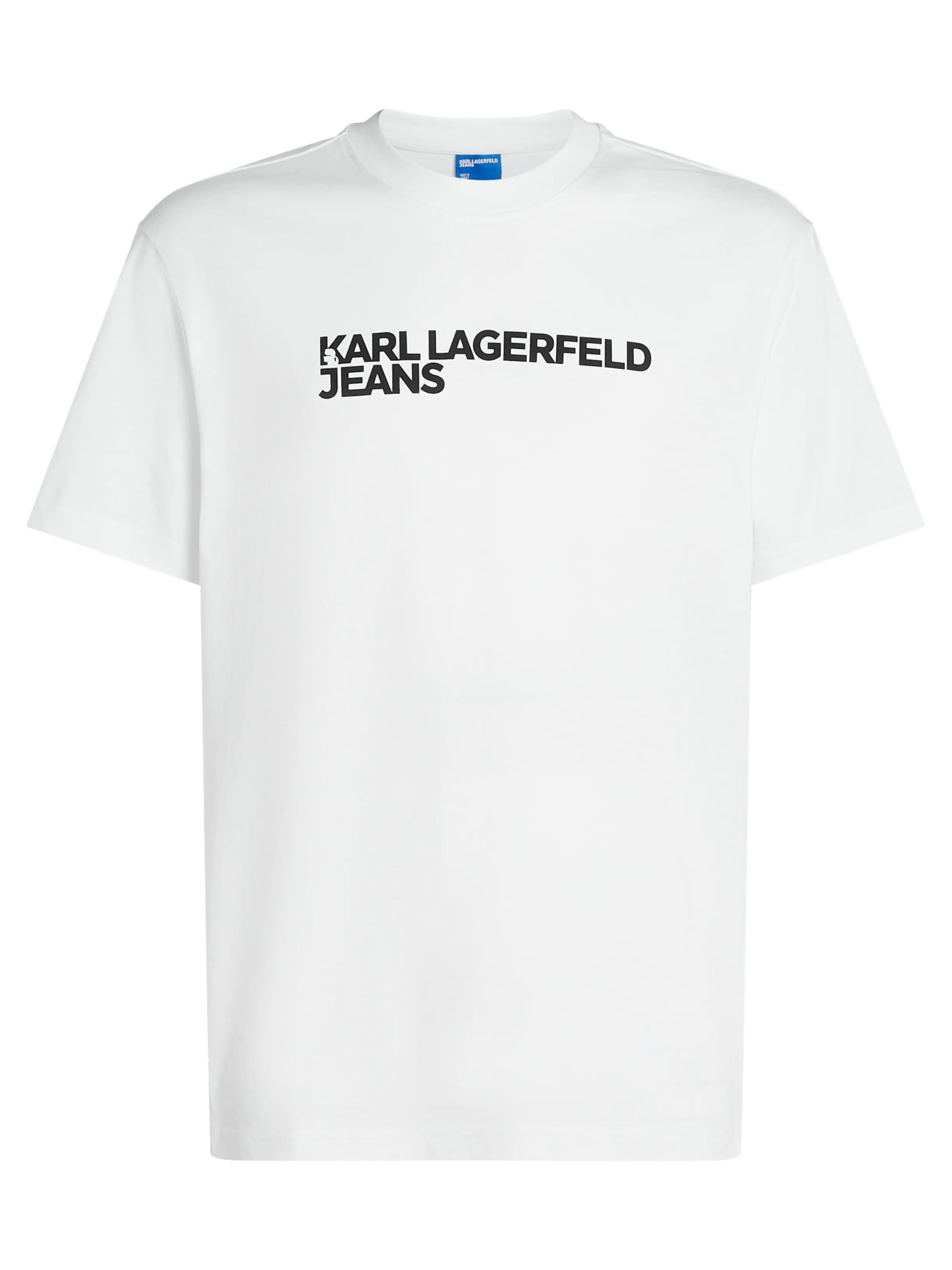 Maglietta di KARL LAGERFELD JEANS in bianco: frontale