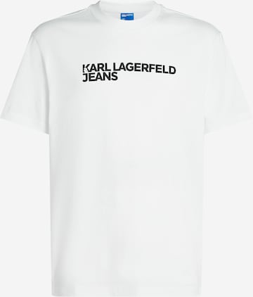 Maglietta di KARL LAGERFELD JEANS in bianco: frontale
