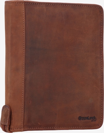 Greenland Nature Document Bag 'Montenegro' in Brown