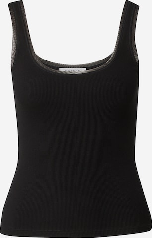 EDITED Top 'Marle' in Black: front