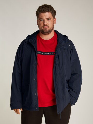 Tommy Hilfiger Big & Tall Преходно яке в синьо: отпред