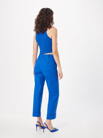 Sisley Regular Pleated Pants in Blue