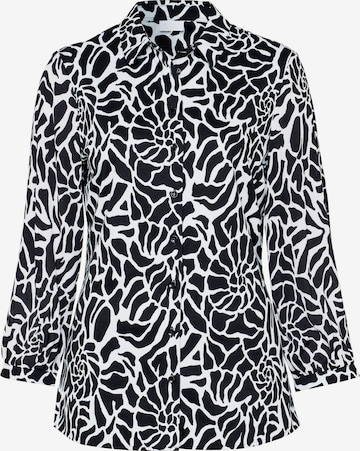 Chemisier 'Pia' DESOTO en noir : devant