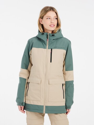 PROTEST Athletic Jacket 'PRTBACKUP' in Green