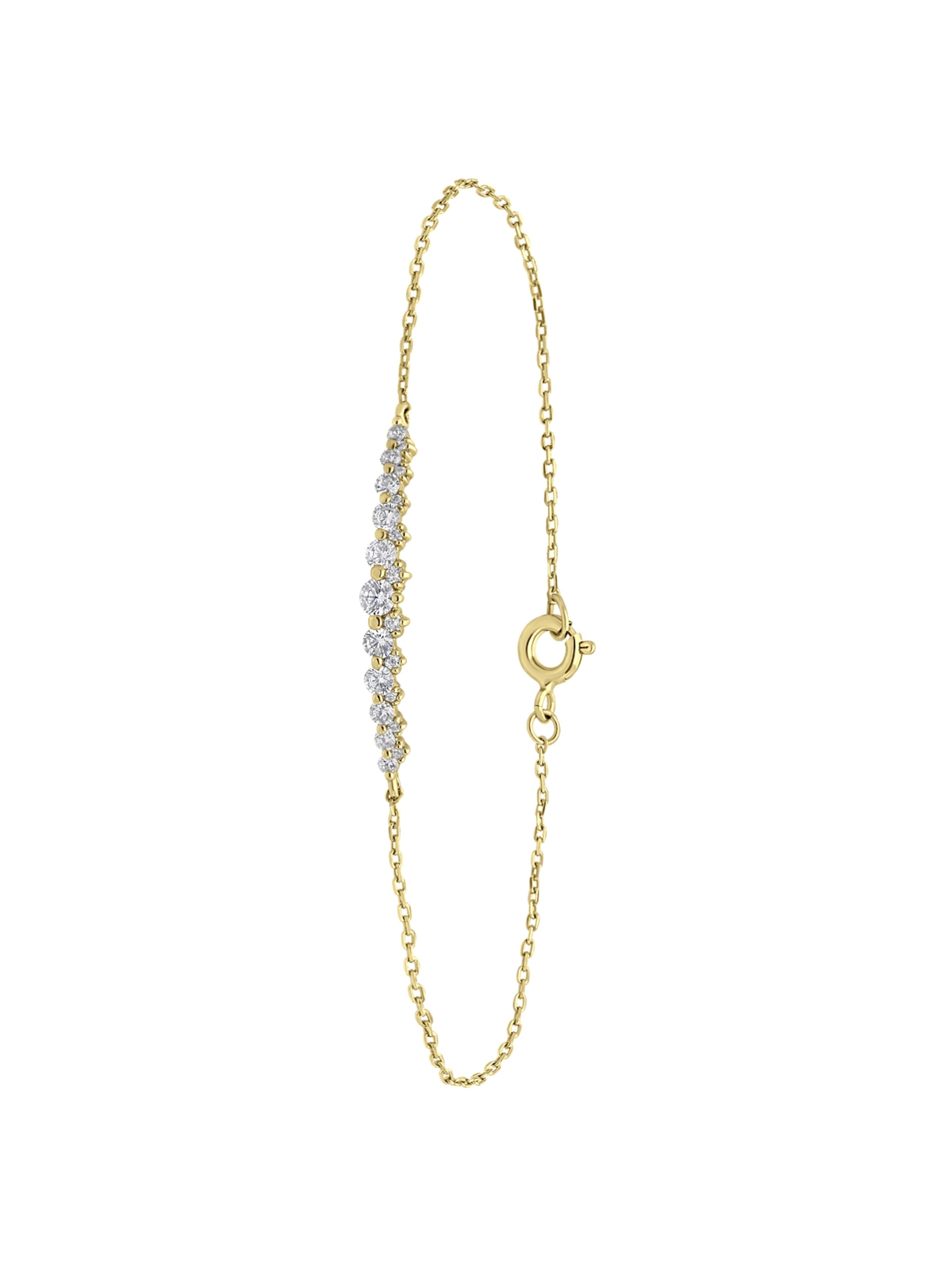 Lucardi Bracelet in Gold: front