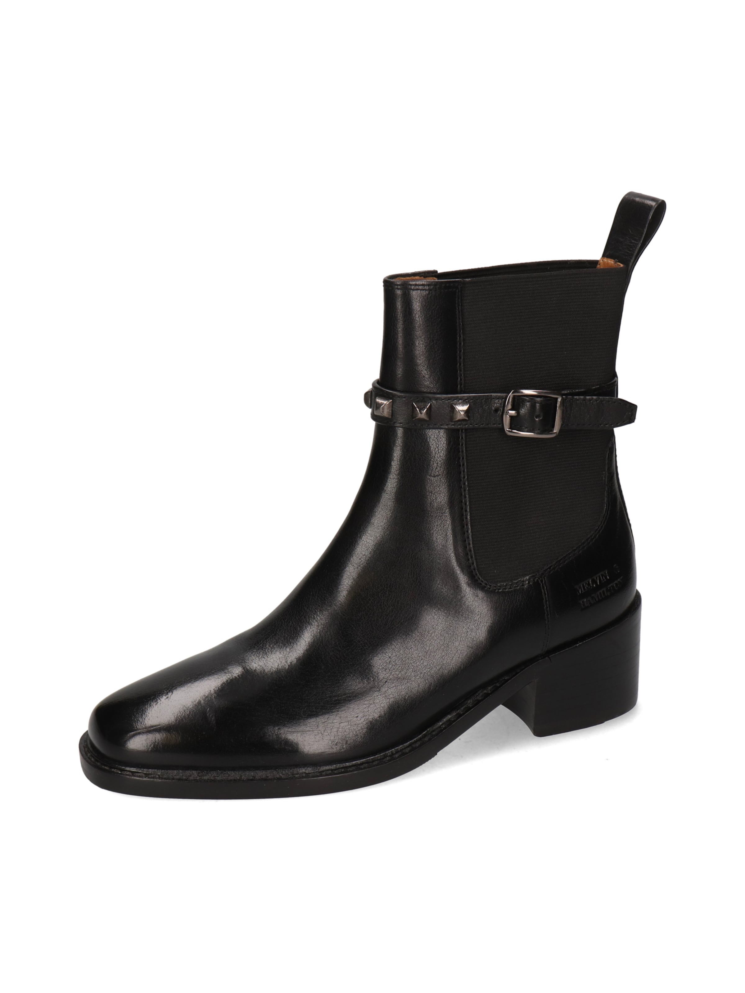 MELVIN & HAMILTON Chelsea Boots 'Hadley 4' in Black: front